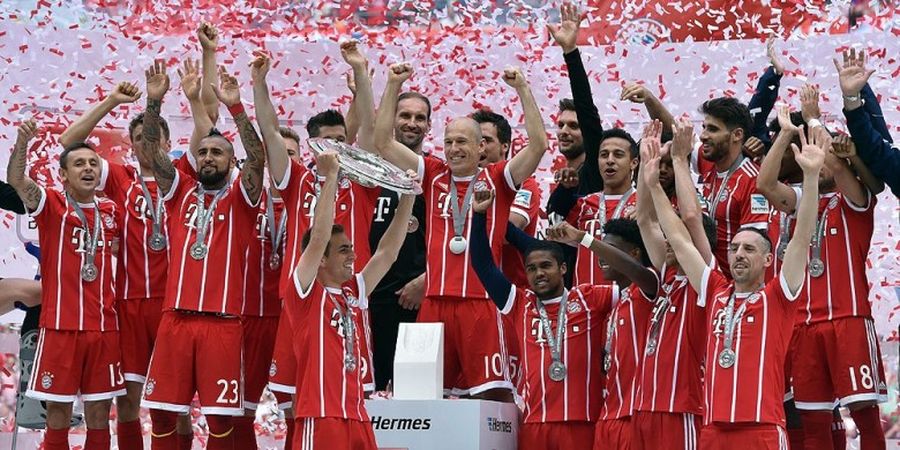 Rapor 2016-2017, Bayern Muenchen, Tetap Perkasa di Bundesliga