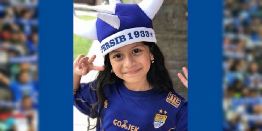 Sejak Usia 2 Tahun, Bobotoh Cilik Ini Sudah Cinta Persib Bandung