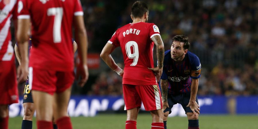 Bermain 10 Orang, Keunggulan Barcelona atas Girona Pupus di Akhir Babak Pertama