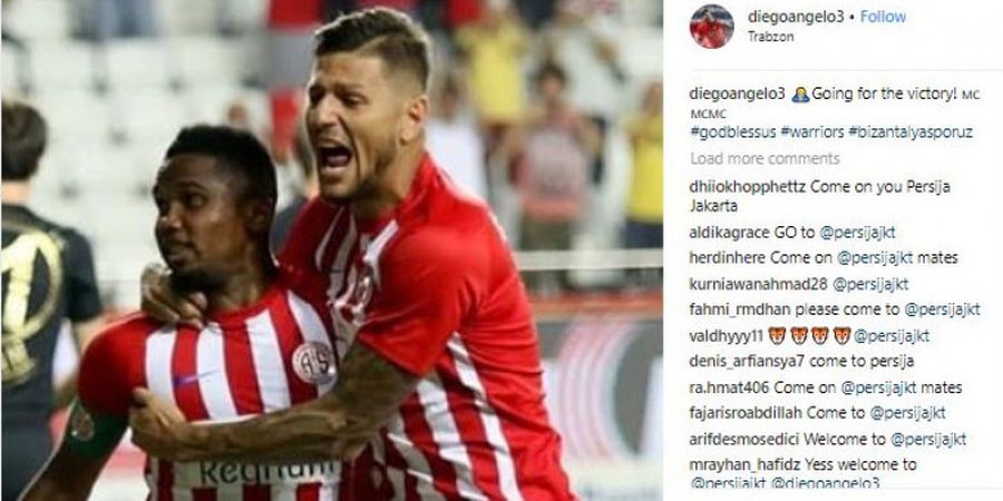 Bek Klub Liga Turki Unggah Foto Bersama Samuel Etoo, Pendukung Persija Jakarta Banjiri Kolom Komentar