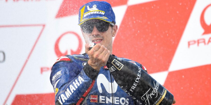 Siapa Sangka, di Balik Seragam Balap Maverick Vinales terdapat Lukisan Menawan di Tubuhnya