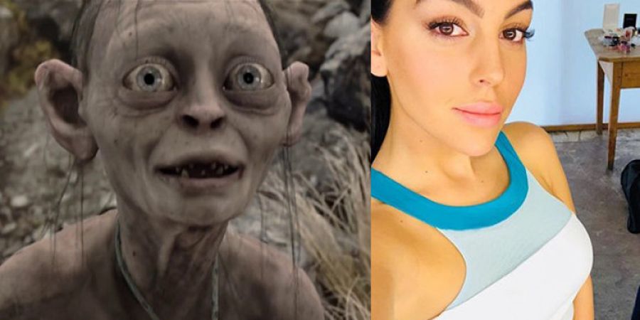 Bukannya Marah, Begini Reaksi Kekasih Cristiano Ronaldo Saat Disamakan dengan Gollum dari Lord of The Rings