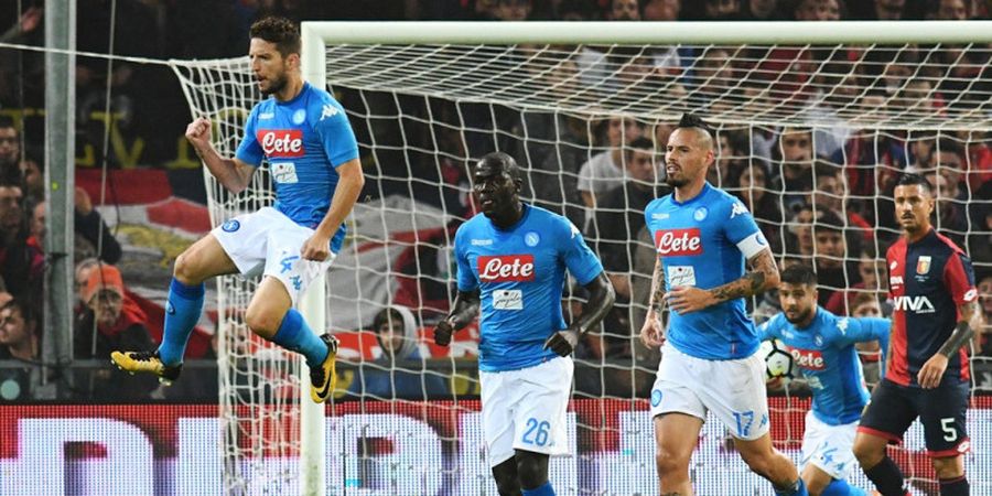 Susunan Pemain Napoli Vs Sassuolo - Kekuatan Penuh Demi Jaga Jarak di Puncak Klasemen