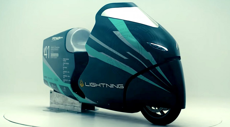  Motor listrik Lightning Tachyon Nb akan pecahkan rekor motor listrik tercepat di dunia.