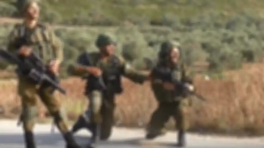 Tentara Israel (IDF) bersorak setelah menembak demonstran Palestina.