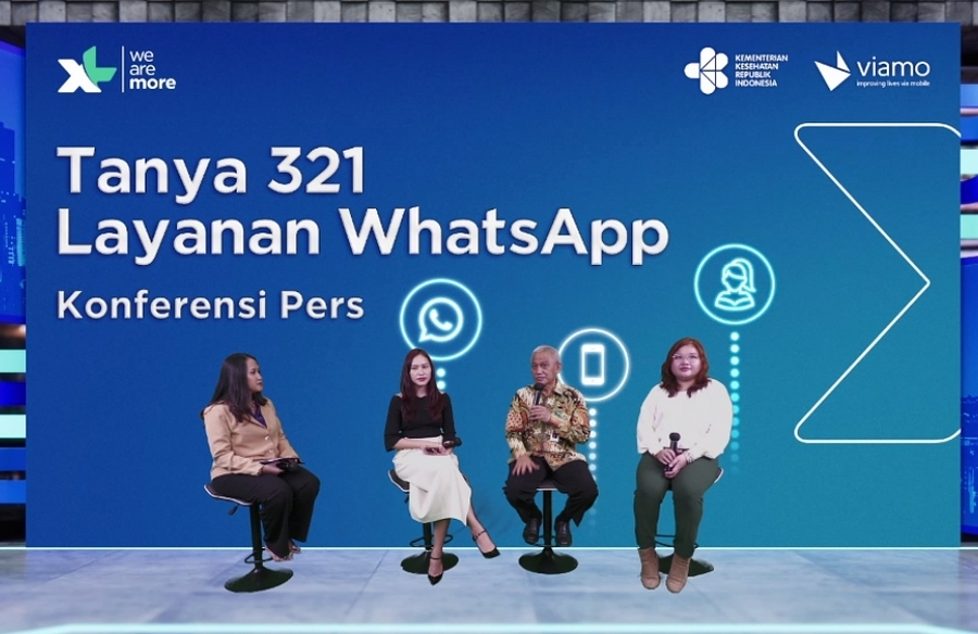 Peluncuran tanya321 XL Viamo Kemenkes RI