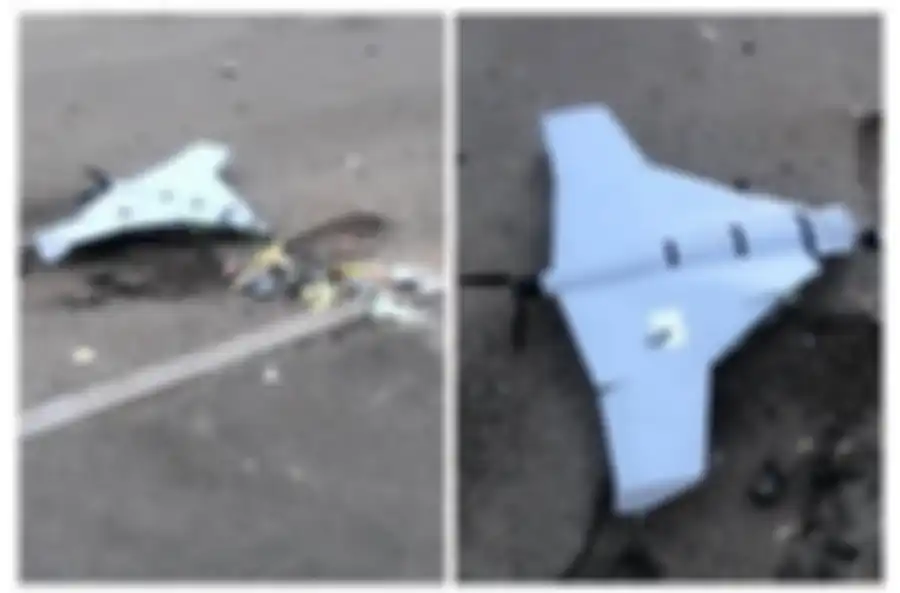 Drone bunuh diri Rusia yang diklaim jatuh di Ukraina