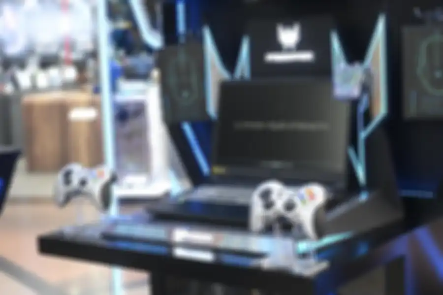 Salah satu laptop Acer di Acer Experience Zone 