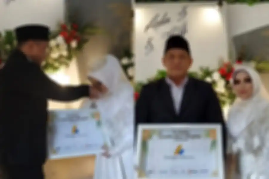 Pernikahan blogger Candra Bi dengan Mufida, menggunakan mahar AdSense.