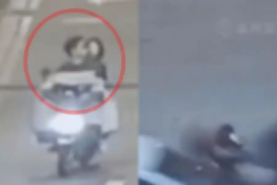 Pasangan tewas tragis tertabrak mobil setelah naik motor sambil bermesraan