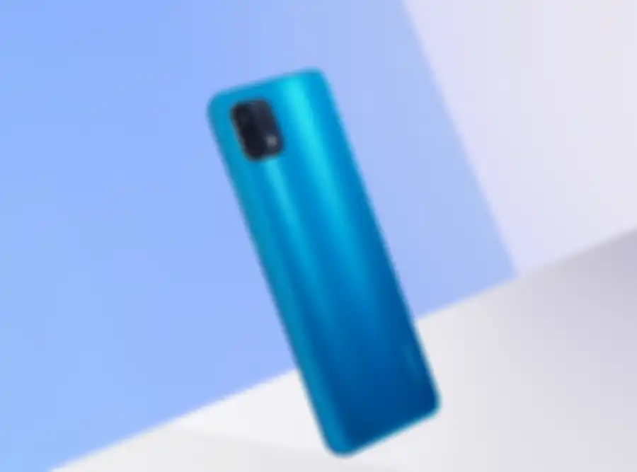 OPPO A16e warna biru