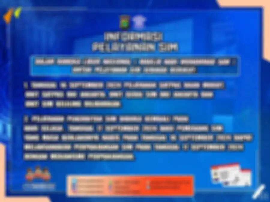 Program dispensasi SIM dari Polda Metro Jaya dalam rangka Maulid Nabi Muhammad SAW.