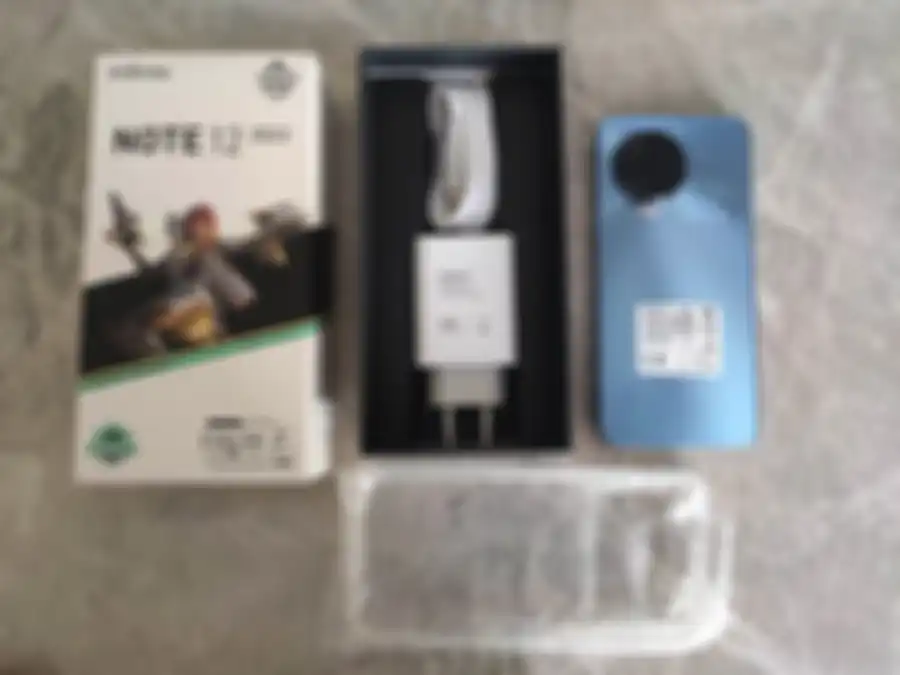 Isi paket penjualan Infinix Note 12 (2023)