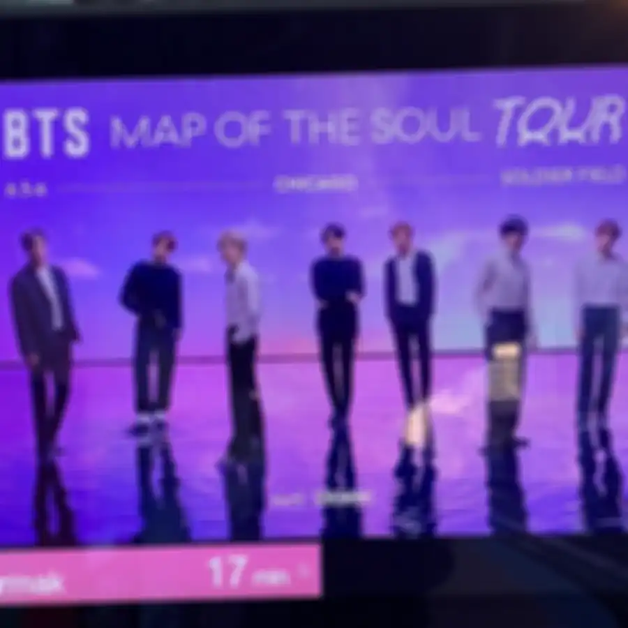 Billboard Map of the Soul Tour
