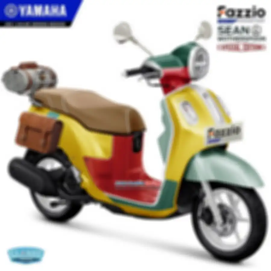 Modifikasi digital Yamaha Fazzio, pakai tema Sean Wotherspoon.