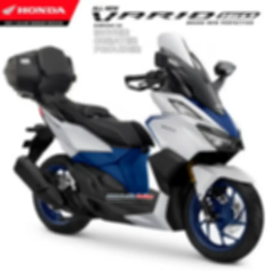 Modifikasi digital All New Honda Vario 160. Terinspirasi Honda Forza.