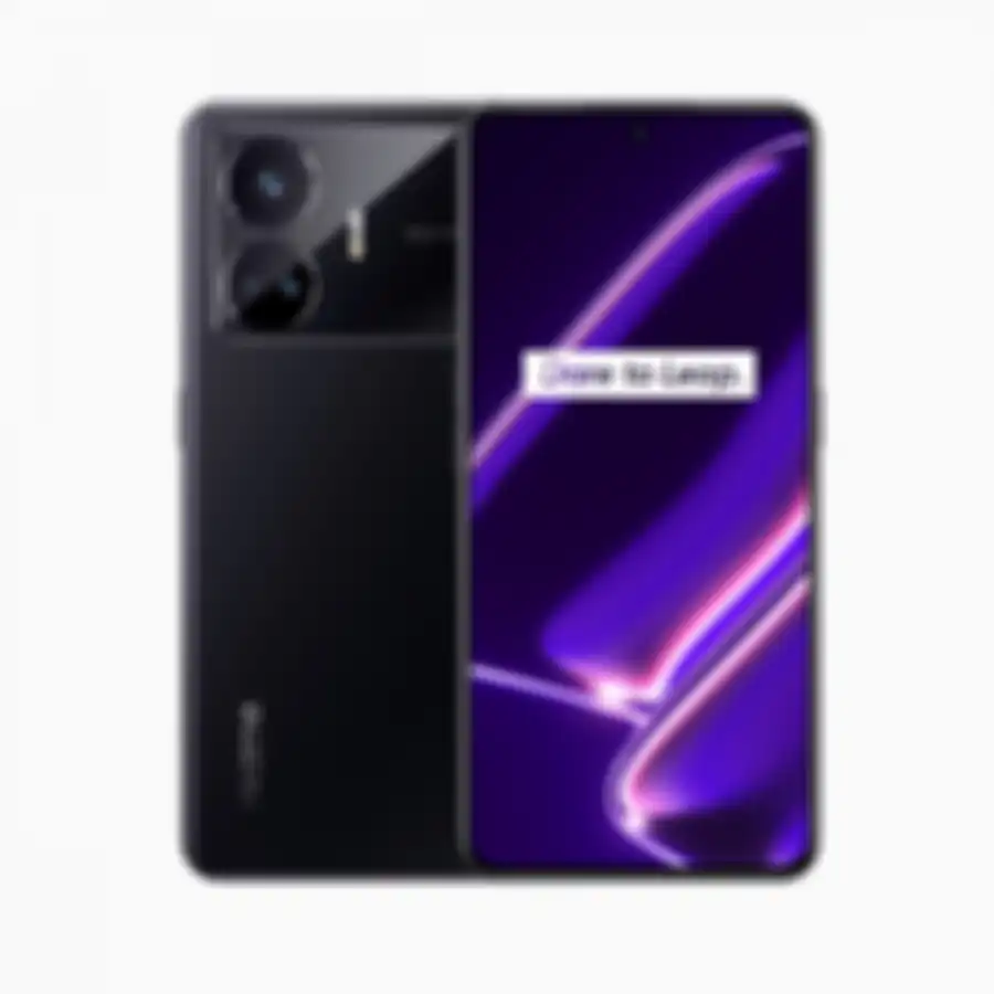 Realme GT Neo 5 SE varian hitam.