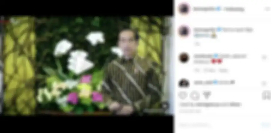 Pesan Jokowi untuk rumah tangga Kevin Aprilio dan Vicky Melanie