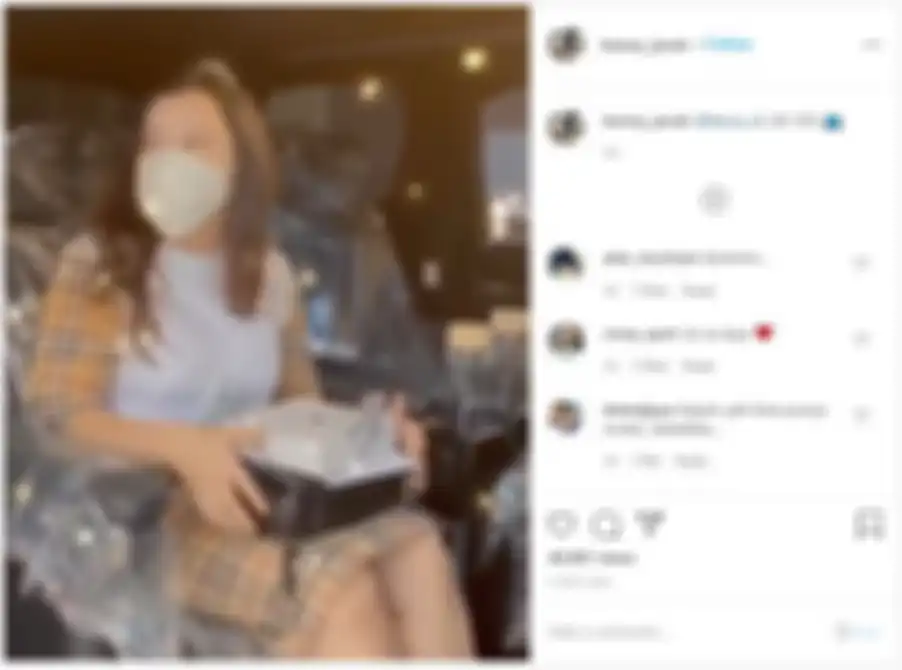 Postingan Instagram aspri Hotman Paris