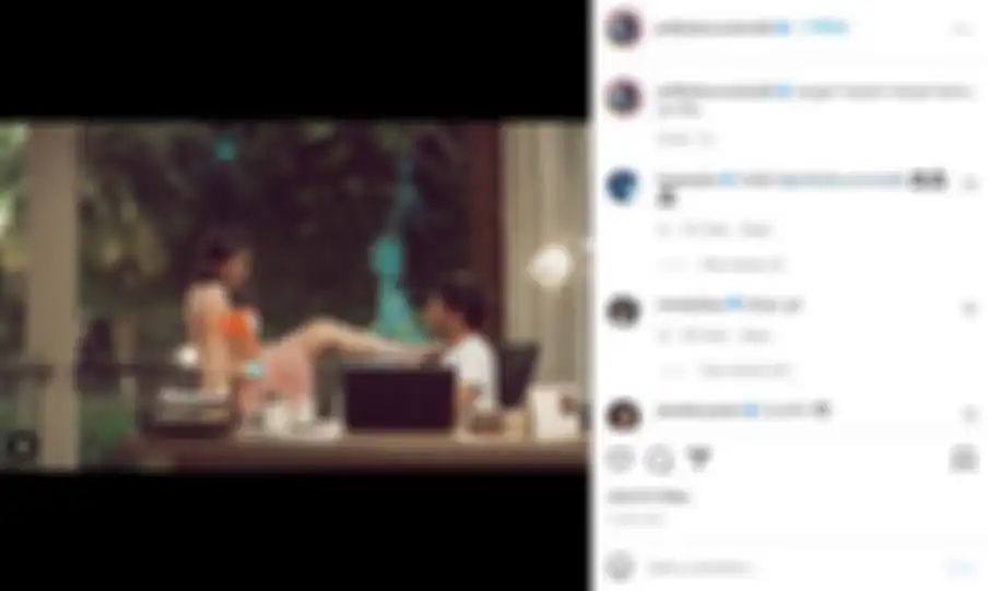 Pose nakal Prilly Latuconsina dan Reza Rahadian