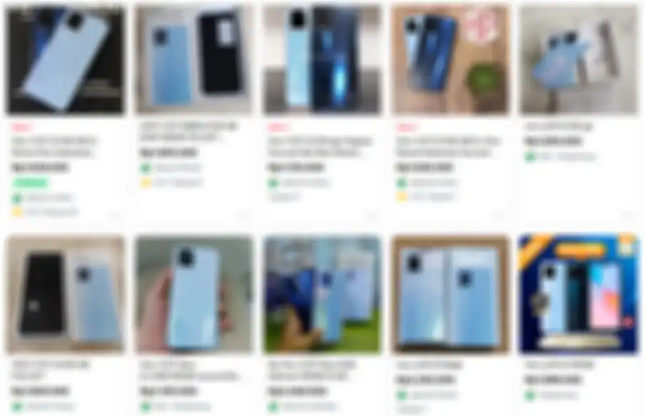 Harga hp second vivo Y21T 6/128GB di Tokopedia
