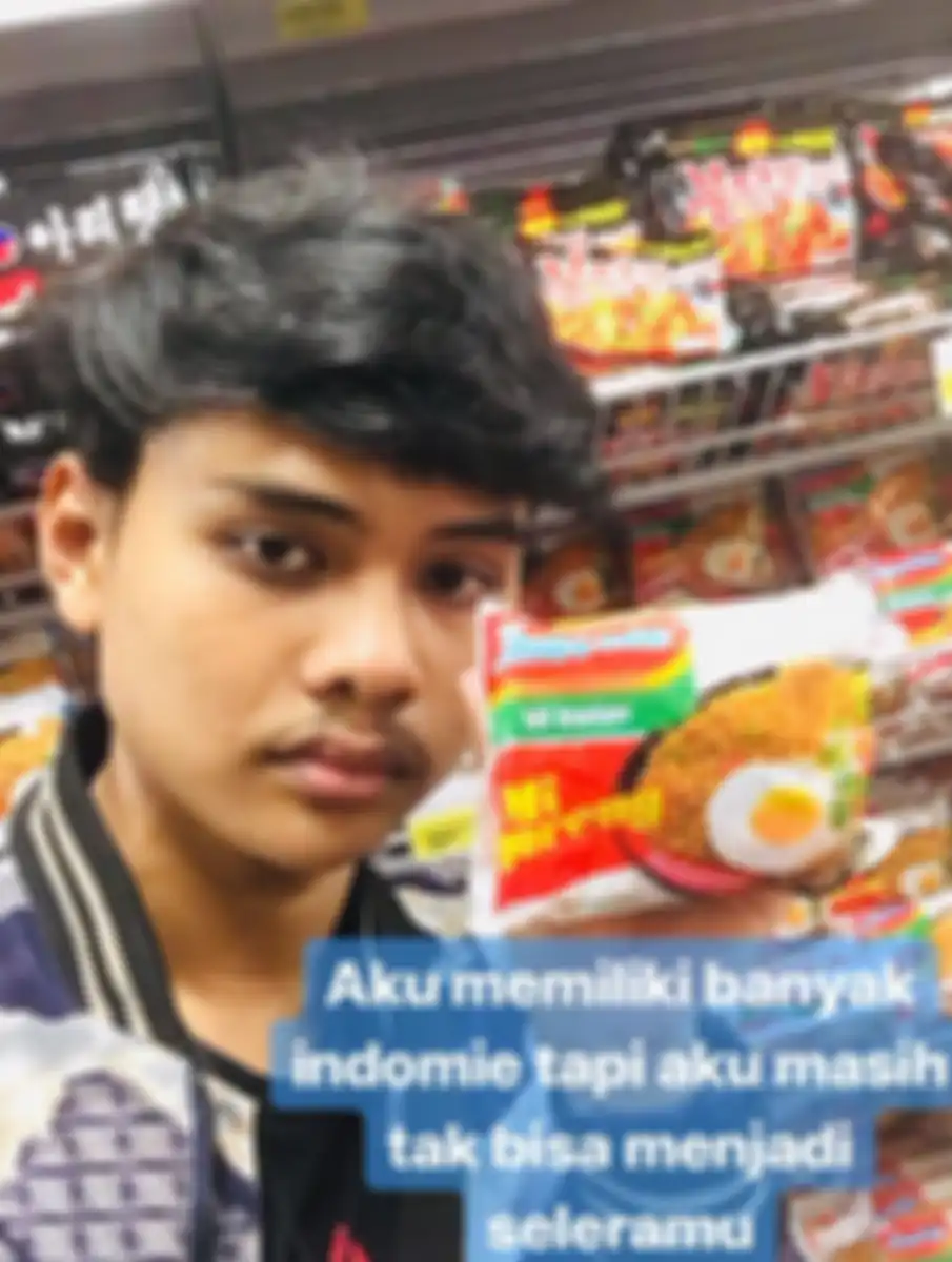 Quote galau dari barang di supermarket.