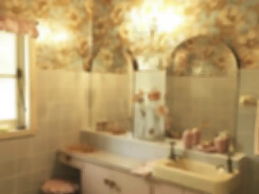 Desain kamar mandi aesthetic gaya shabby chic dijamin bikin istri rajin posting di medsos. Intip yuk 5 foto kerennya. 