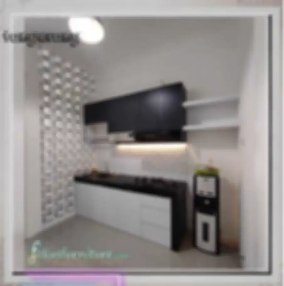 Desain sekat dapur dan ruang keluarga ini mampu memulas kesan elegan di rumah minimalis. Ini 8 foto estetiknya. 