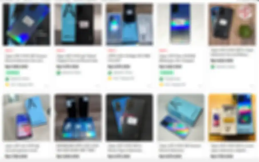 Harga hp second OPPO A55 4/64GB di Tokopedia