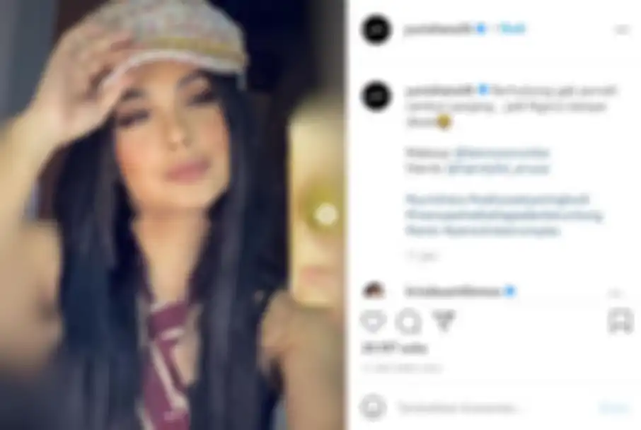 Yuni Shara tampil beda dengan gaya rambut panjangnya 