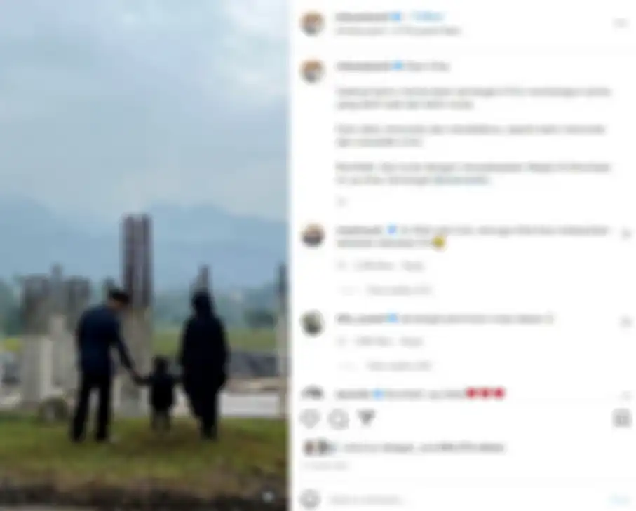 Unggahan Ridwan Kamil saat menyampaikan pesan untuk putra bungsunya, Arka.