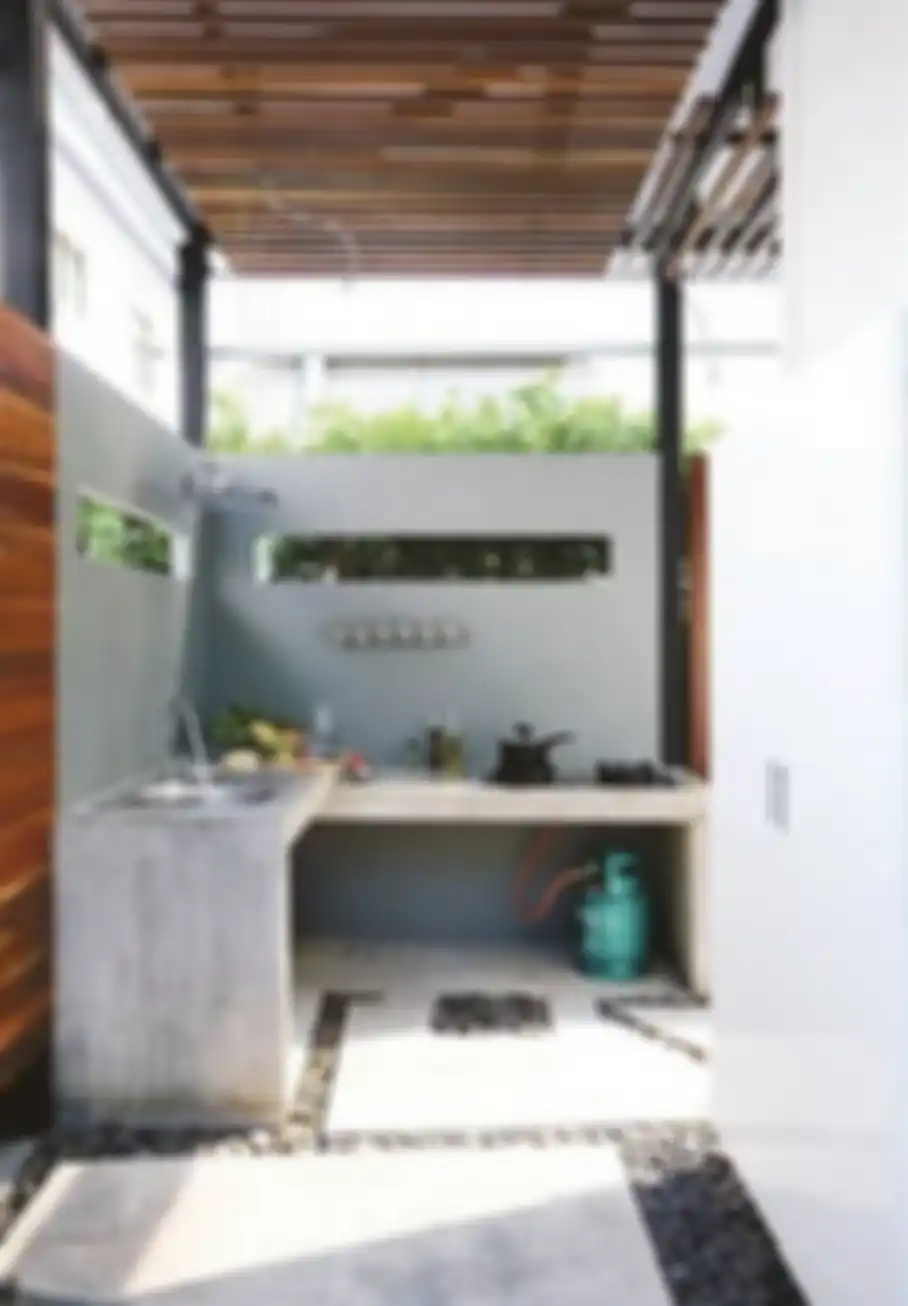Desain meja dapur cor yang bujetnya lebih murah dari keramik ini jadi siasat jitu suasana tempat masak tetap bisa artsy. Ini 9 foto buktinya.