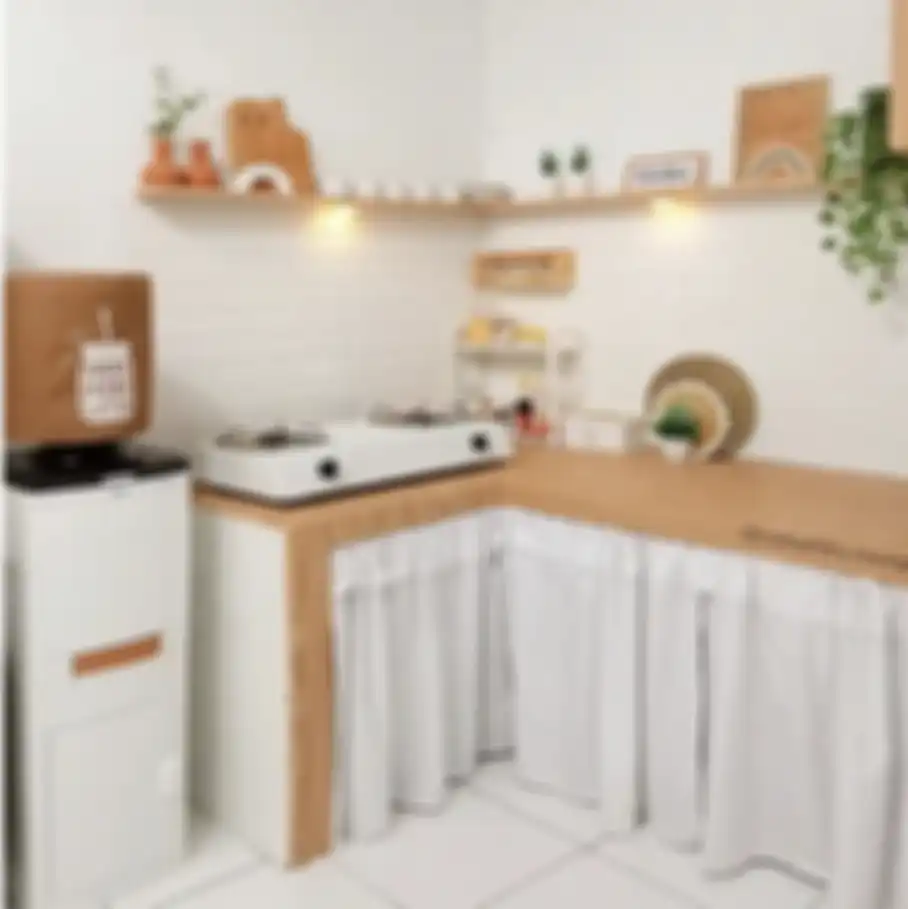 Ini 8 desain dapur mungil bentuk L yang cocok buat Ibu-ibu pencari paket renovasi hemat. Lengkap dengan foto referensinya. 
