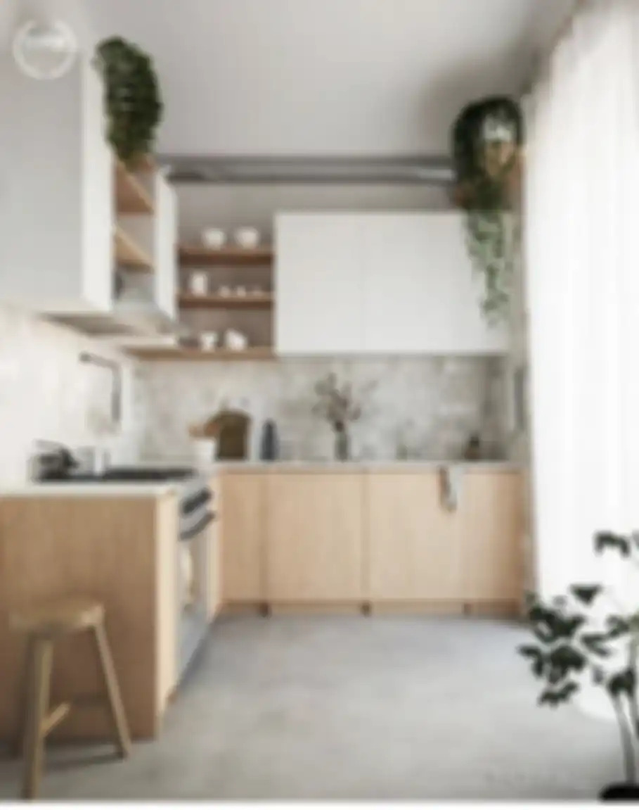 Mood istri untuk memasak langsung naik usai disodori foto aesthetic desain meja dapur kayu sederhana. Rasa nyaman hadir di area idaman.
