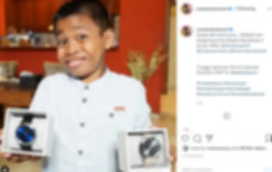 Alwiansyah dapat jam tangan mewah dari Irwan Mussry