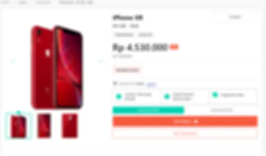 Harga HP Second iPhone XR 64GB di Jagofon.