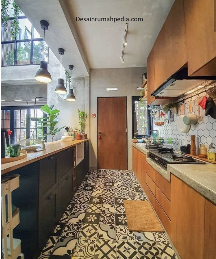 Desain dapur minimalis berbalut gaya tradisional Jawa mampu memikat mata Ibu-ibu geng arisan. Intip 8 foto inspirasinya yuk!