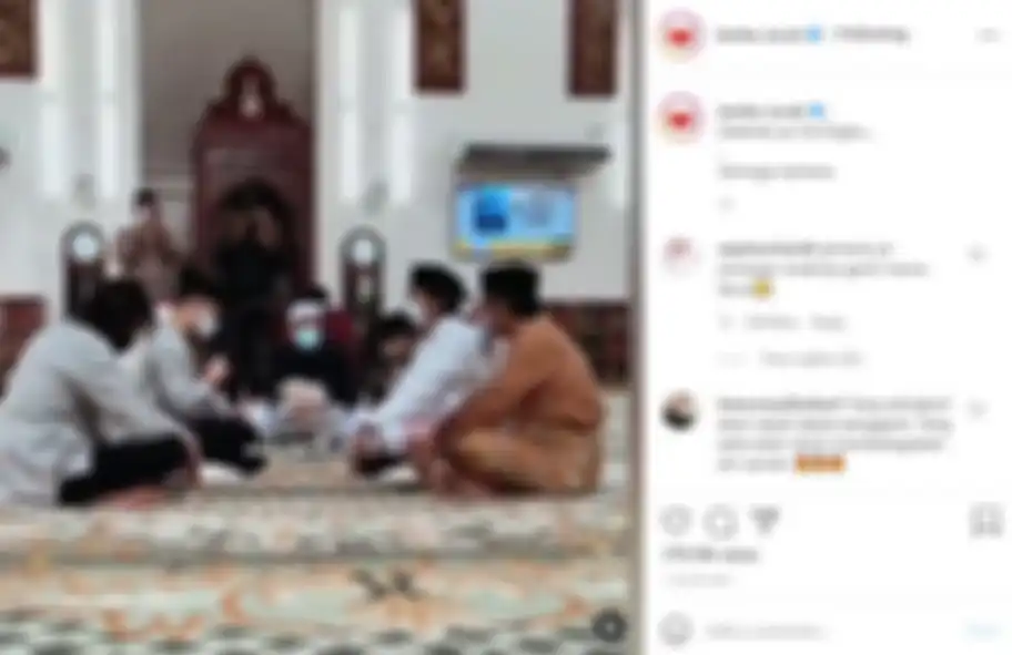  Engku Emran saat mengucapkan ijab kabul dalam pernikahannya dengan Noor Nabila.
