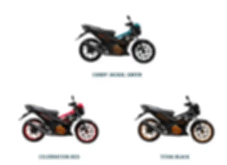 Tiga pilihan warna Suzuki Satria karbu