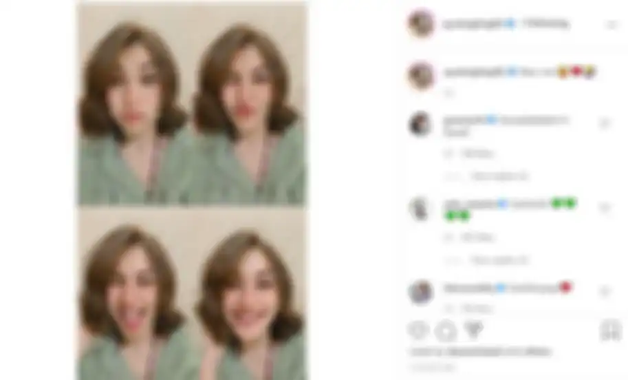 Rambut baru Ayu Ting Ting
