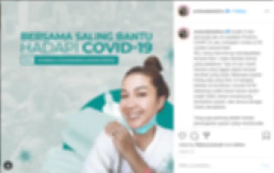 Andrea Dian galang dana untuk bantu tenaga medis lawan corona