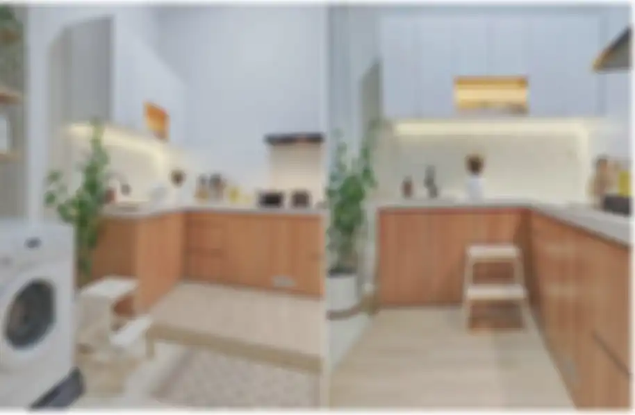 Desain kabinet dapur minimalis memulas area memasak jadi tampak cantik. Fungsinya juga maksimal di balik aesthetic. Simak 8 foto hasilnya. 