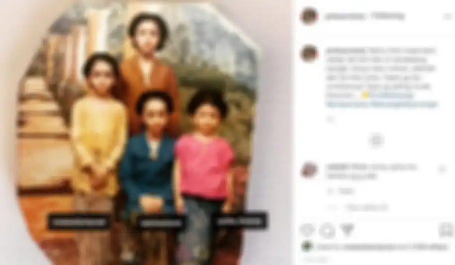 Potret masa kecil Maia Estianty