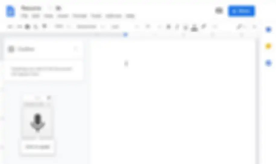 Tampilan Google Docs