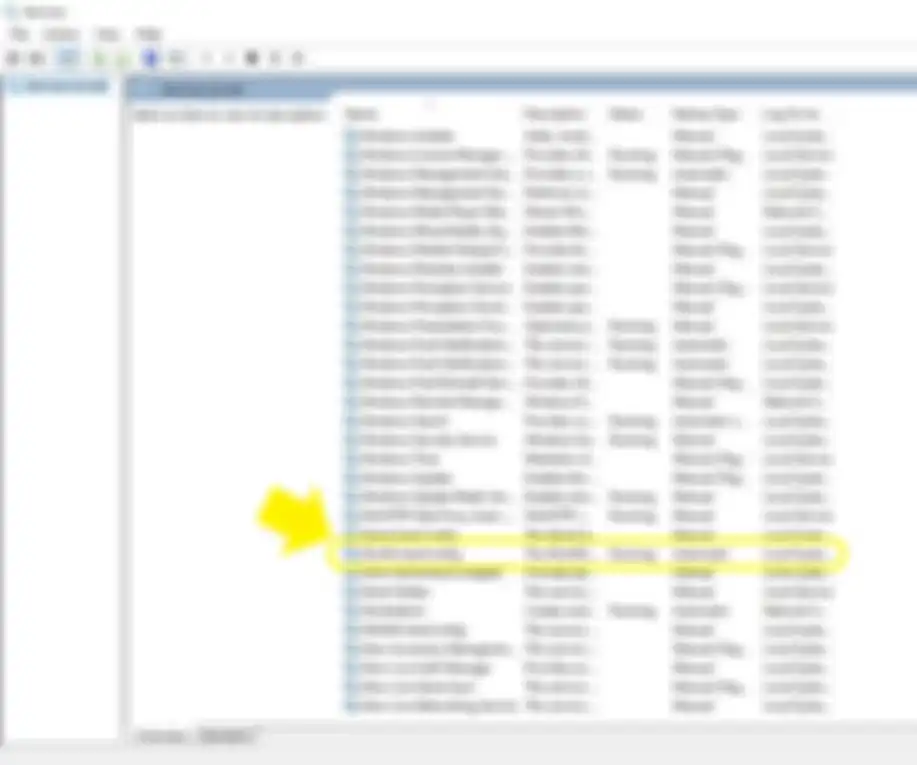 Pengaturan WLAN AutoConfig di Services