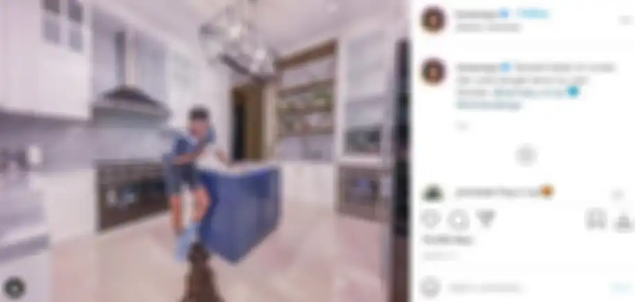 Penampakan dapur mewah Luna Maya