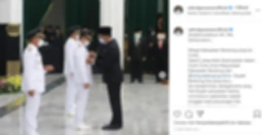Pelantikan Sahrul Gunawan sebagai Wakil Bupati Kab. Bandung