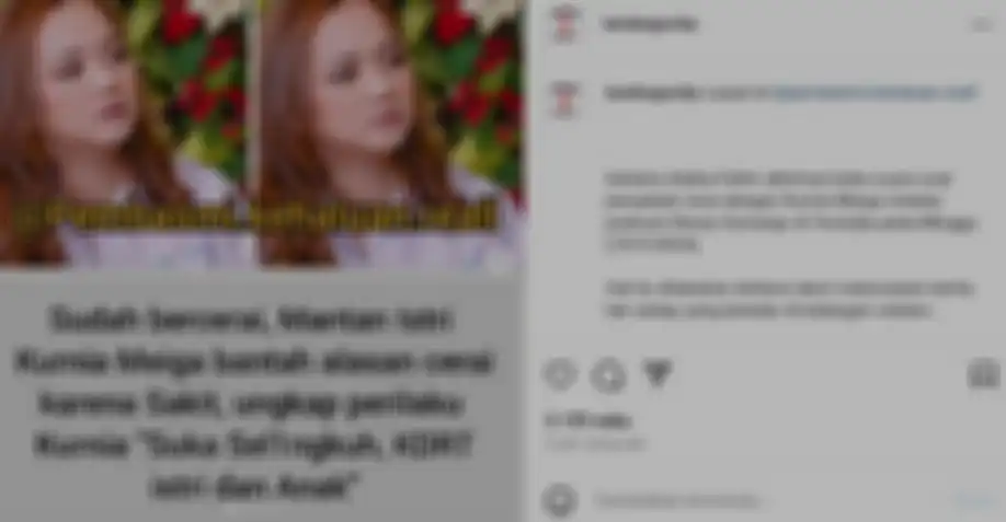 Tabiat asli Kurnia Meiga dibongkar mantan istrinya
