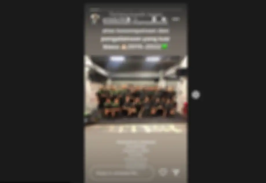 Unggahan instagram story Fadly yang menyatakan perpisahan dengan Manual Tech. 