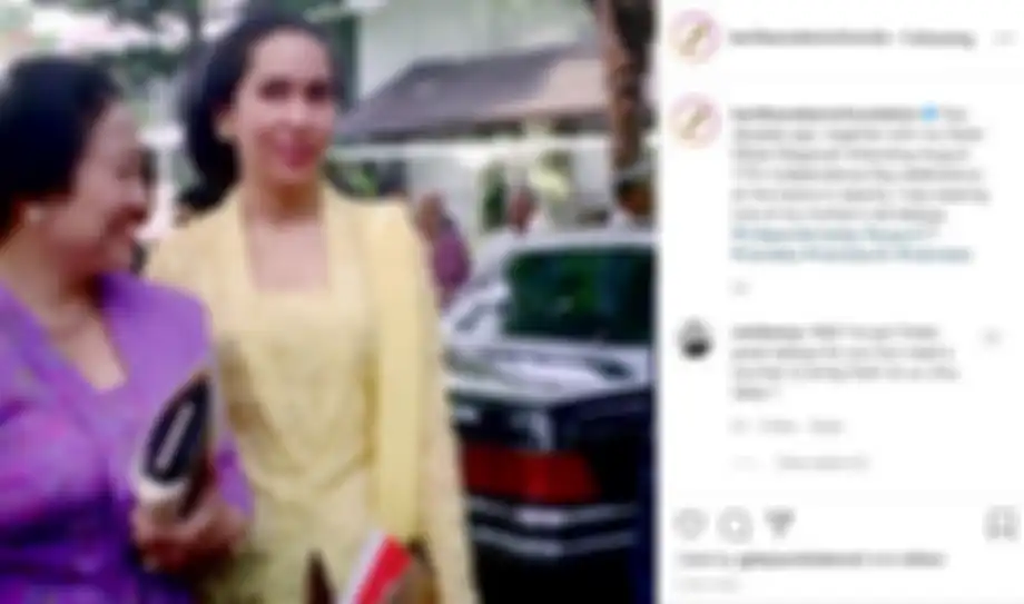 Kartika mengunggah momen kebersamaan bersama Megawati